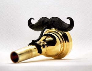 Original Brasstache - Clip-on Mustache for Trombone, Baritone, and Euphonium